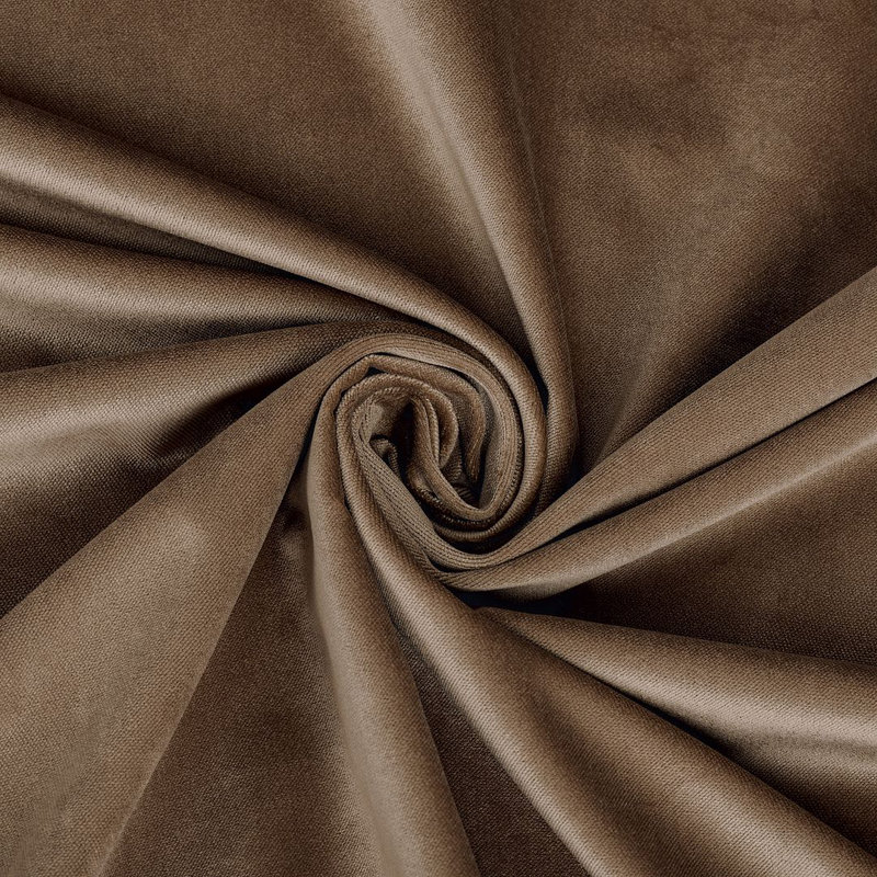 Luxury Matte Velvet Tablecloth, 20 Pale Taupe, 104" L x 52" W