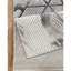 Tapis gris moderne en polyester gris (5 pi 3 po x 7 pi 3 po) - résistant aux taches et adapté aux enfants et aux animaux de compagnie pour le salon, la chambre à coucher et le bureau