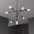 Neela 7 - Light Dimmable Sputnik Chandelier