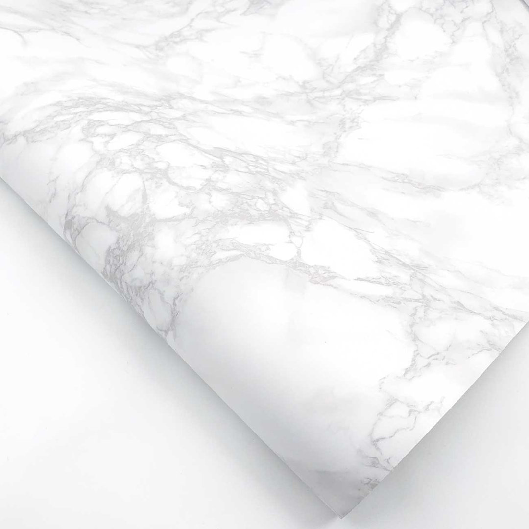 Donny Marble Interior Film Matte Peel and Stick Wallpaper Roll Mercer41