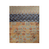 Distressed Homage Hand Knotted Wool Area Rug