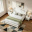 Structure de lit plateforme double en bois-1372250917-1371683502