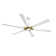 6-Blade Reversible LED Ceiling Fan with Light Kit and Remote Control