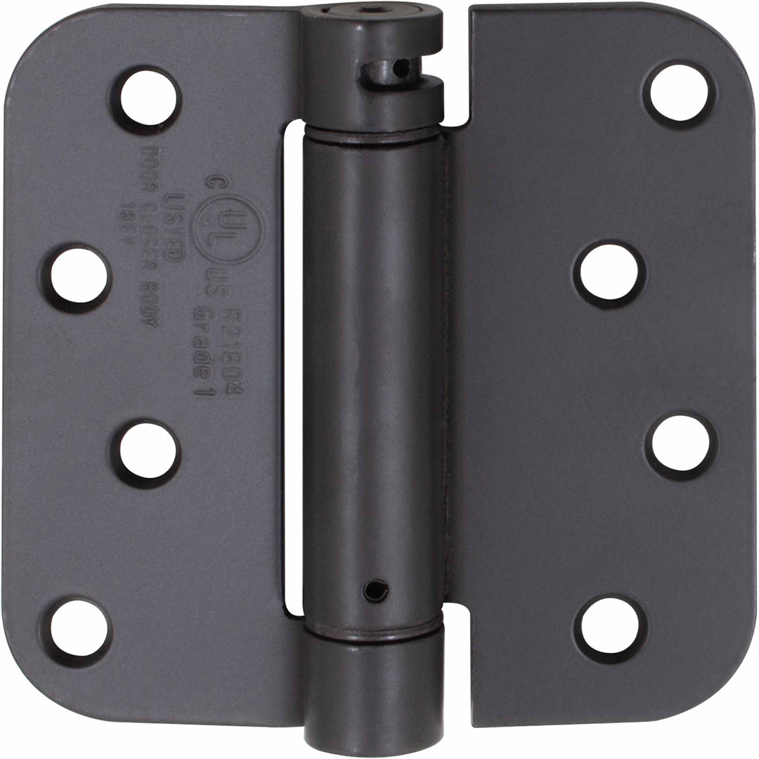 4" H x 4" W Spring Single Door Hinge Stone Harbor Hardware