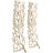 Gold Aluminum Metal Coral Inspired Home Wall Decor, Set of 2 11"W, 33"H-222709034