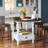 Garcelle Extendable Acacia Round Solid Wood Base Dining Table