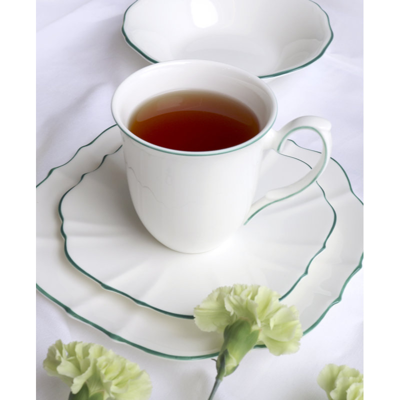 Amelie Bone China, Forest Green