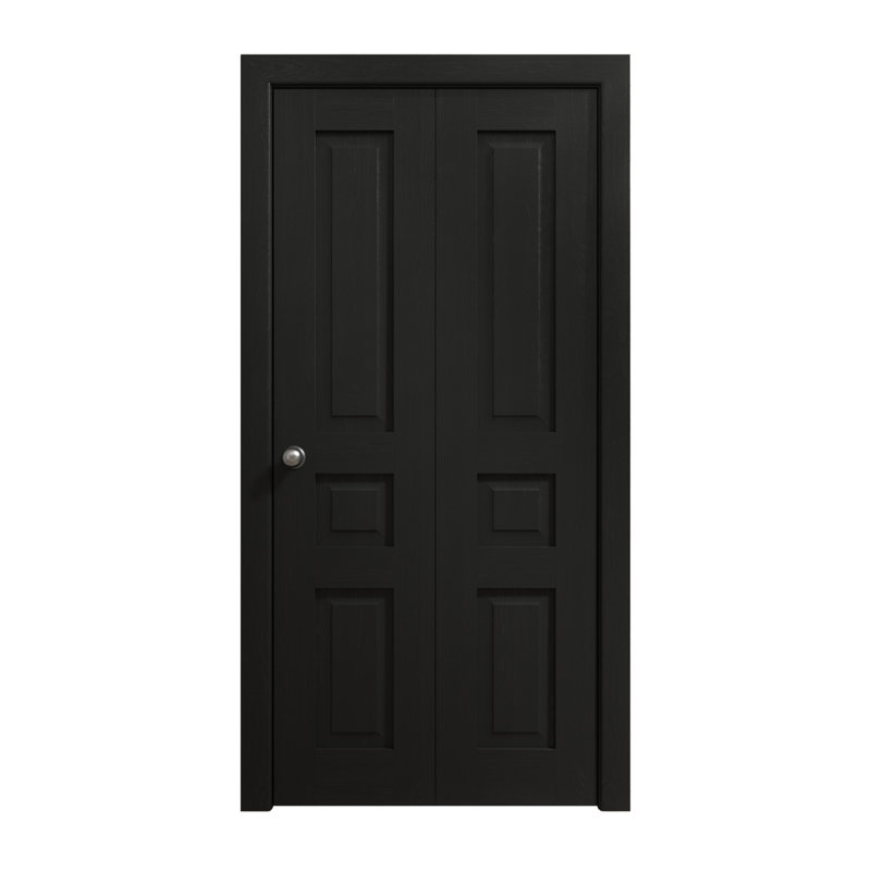 Portes coulissantes pliantes pour garde-robe | Ego 5012 | Ensemble de quincaillerie pour moulures robustes | Portes de garde-robe de chambre en bois massif