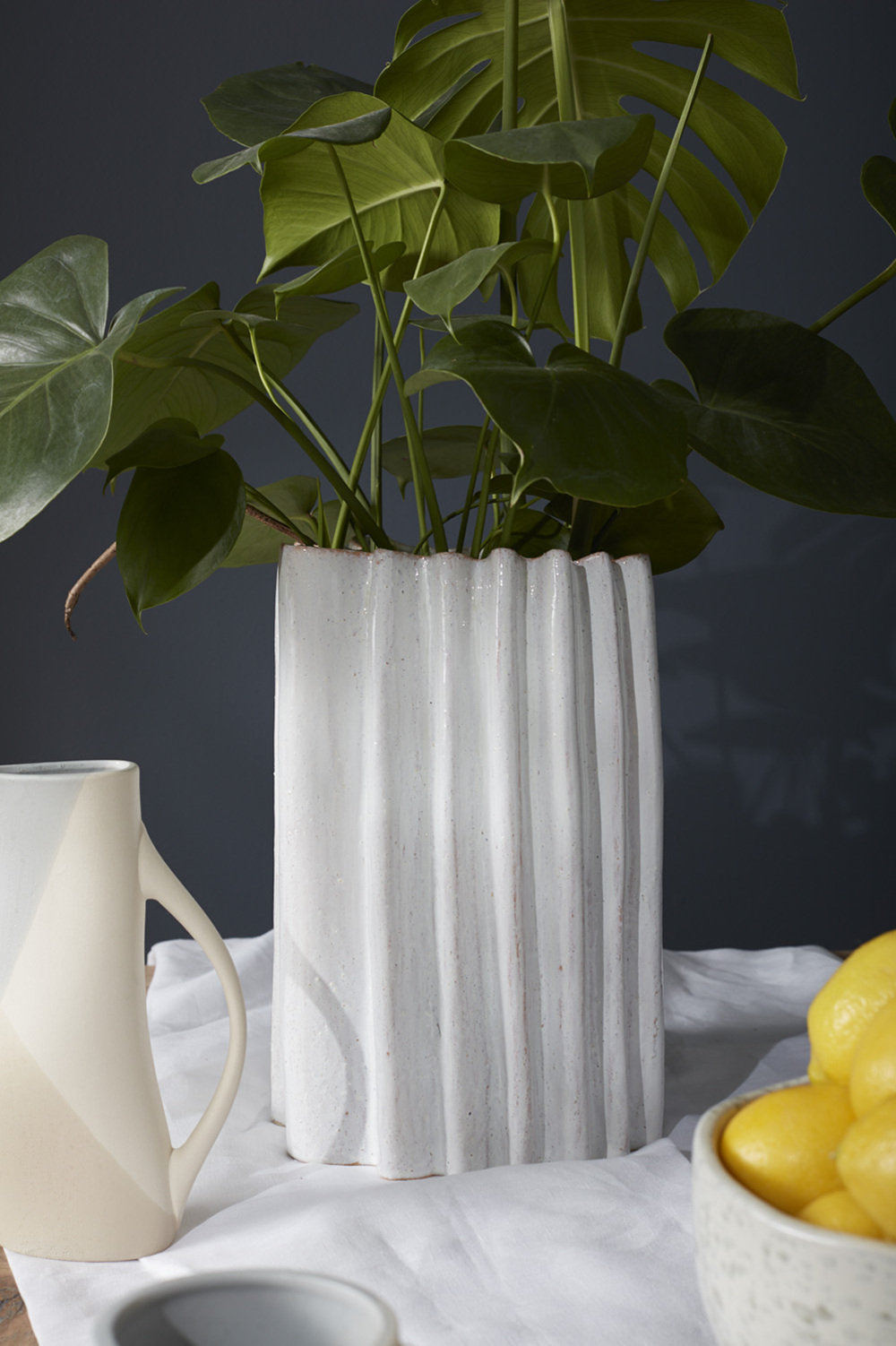 Asgari 15'' Handmade Ceramic Table Vase