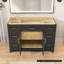 Base de meuble-lavabo simple en bois massif de 48 po seulement-94886257