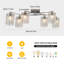 6- Light 89cm Dimmable Crystal Flush Mount