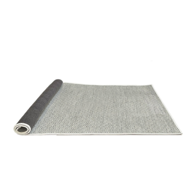 Tapis contemporain gris, Rond 3 pi