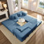 Ensemble de canapé modulaire surdimensionné rembourré et modulaire, ensemble de canapé de salon modulaire en forme de L de 118,2 po avec 6 coussins, canapé-lit combiné pour les salons, les appartements et les chambres à coucher-2081082502