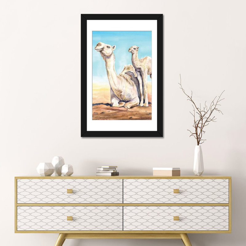 « mixte & de veau », impression sur toile, Papier d'art encadré noir, H 24 po x l 16 po x P 1 po, Blanc