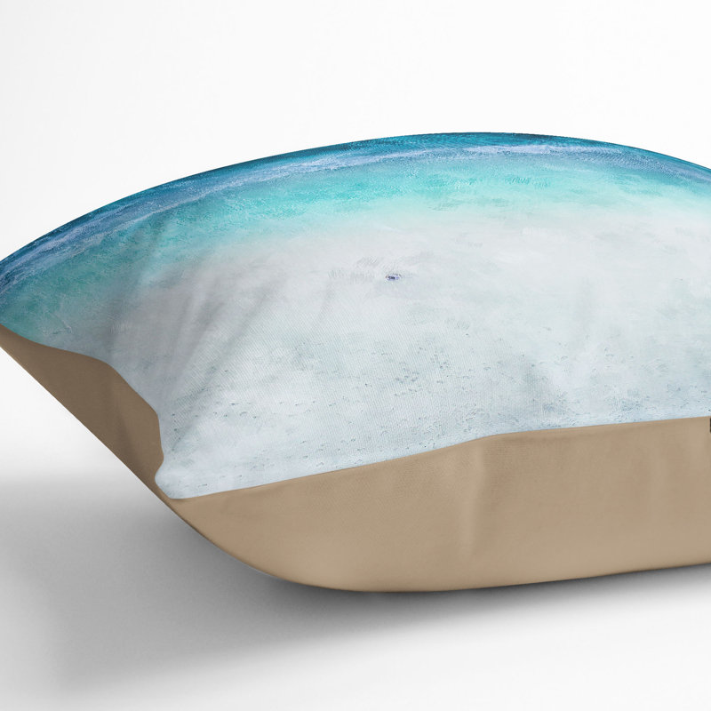 Square Cushion, 55 x 55 cm, Sky Blue/Stone