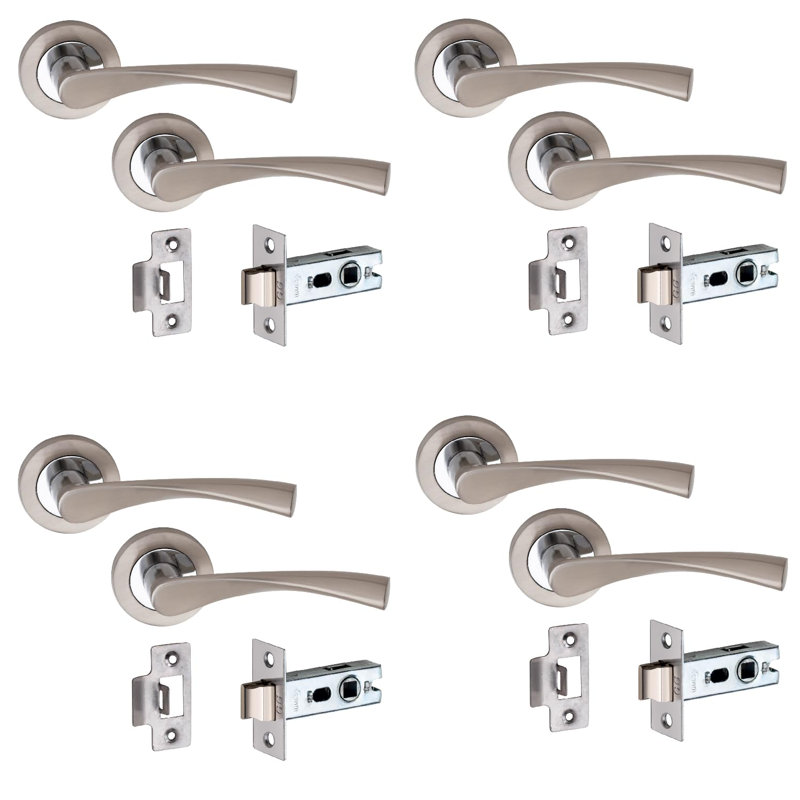 4 Pairs Astrid Design Door Handle