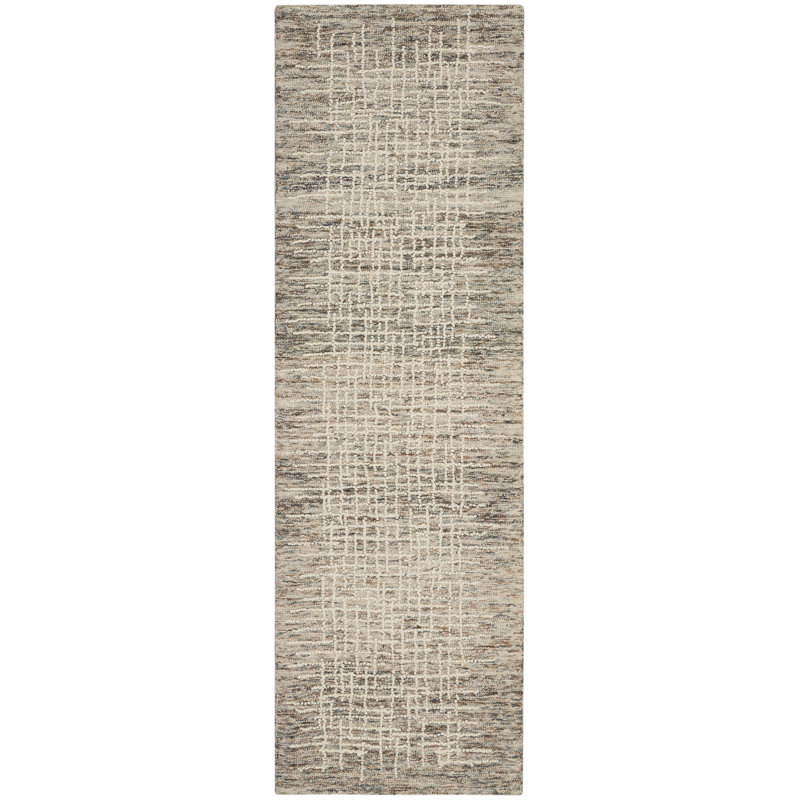 Almine Abstract Hand Woven Area Rug, Runner 69 x 229cm 