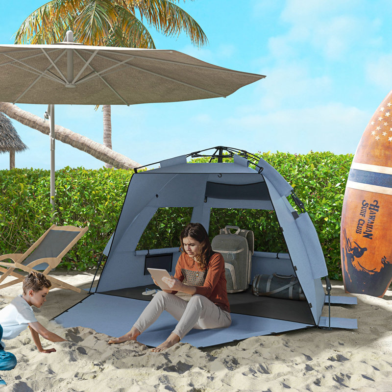 3 Person Tent, Blue