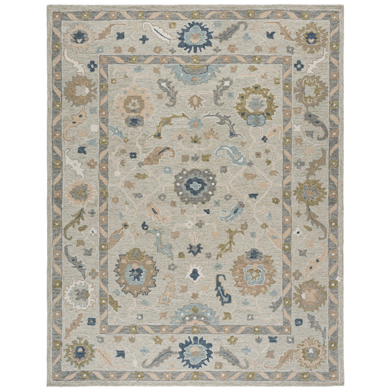 Metro Hand Tufted Wool Oriental Rug, Rectangle 8' x 10'