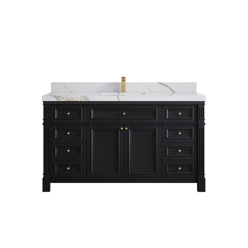 Nazaha X P 22 po De salle de bain Quartz Calacatta Laza, Or Calacatta