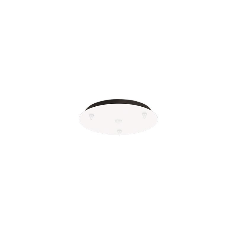 Multi-Port Canopy, 1" H x 11" W x 11" D, Light Gray