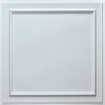 Belgium 23.75'' L x 23.75'' W Smooth PVC Ceiling Tile In White