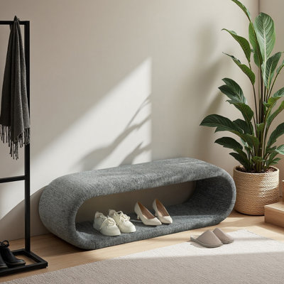 Banc rembourré 52,17 po Chenille
