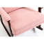 Chaise d'appoint Mid-Century moderne, chaise berçante avec structure en bois, chaises de salon rembourrées, fauteuil de lecture pour véranda de chambre à coucher