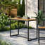 Outdoor Bar Table , 27.5 " W 51.25 " D