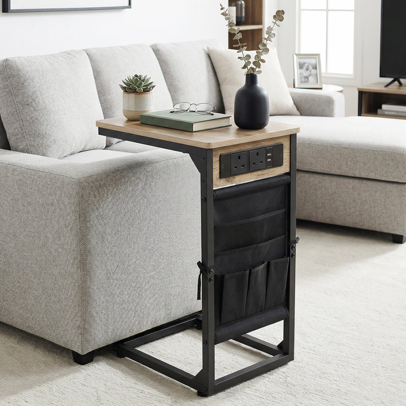 End Table, Gray