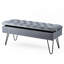 Dunfee Velvet Upholstered Storage Bench-707703682-707703706