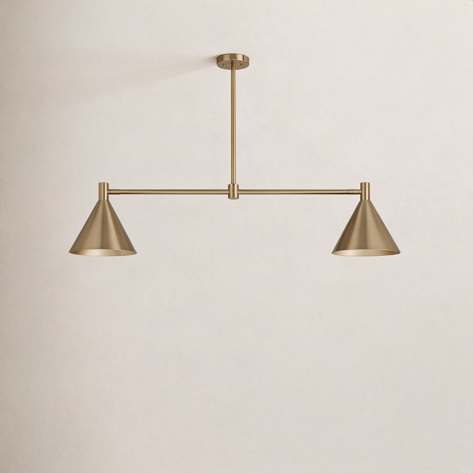 Moderne 2-Light Chandelier