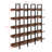 5 Tier Bookcase With Metal Frame, Open Book Display Shelf, Vintage Industrial Bookshelf, MDF Board Storage Organizer Rack-668331915