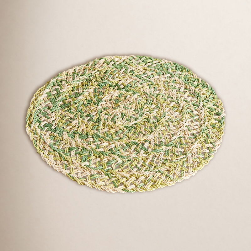 Blakely 6 Piece Placemat Set, Green