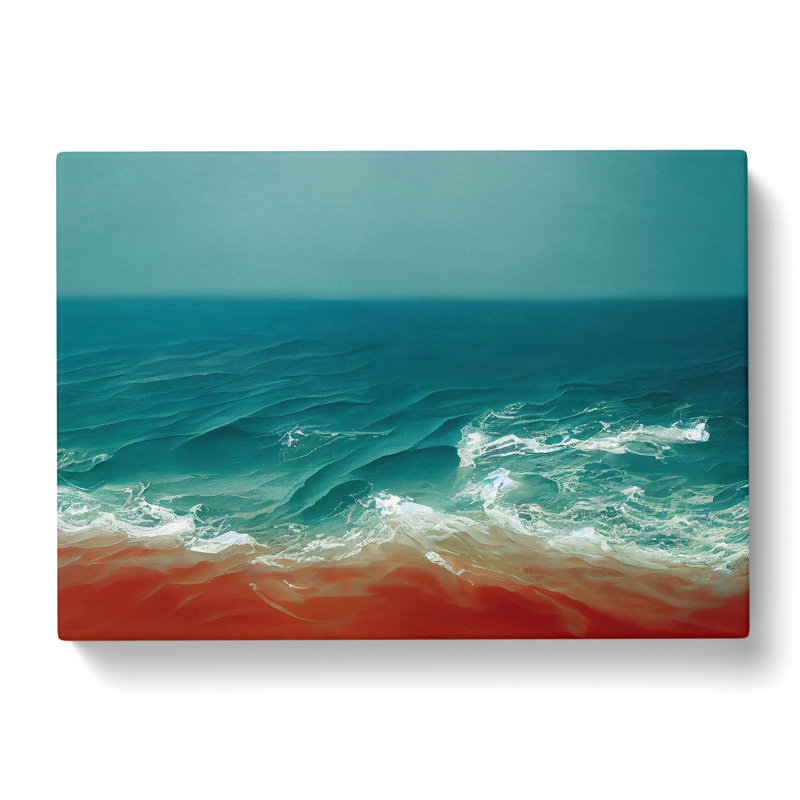 Beach Scene - Wrapped Canvas, 50cm H x 76cm W x 3cm D