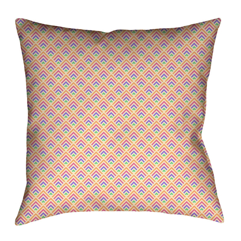Coussin Katelyn Elizabeth, 14 po x 14 po, Jaune pastel, Polyester sergé
