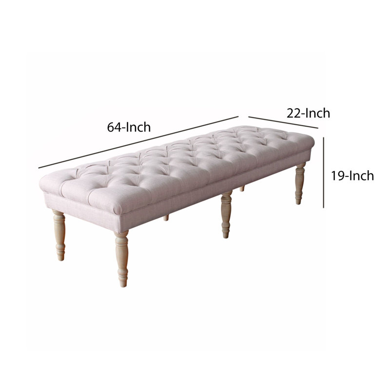 Banc rembourré Jenry