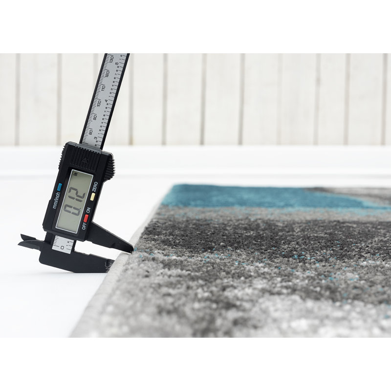 Tapis bleu Brees, Rectangle 5 pi 3 po x 7 pi 7 po