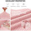 Housse de canapé-housse pour canapé-lit extensible 1 pièce pour housses de canapé de protection pour canapé avec fond élastique pour enfants et chien (moyen, rose)