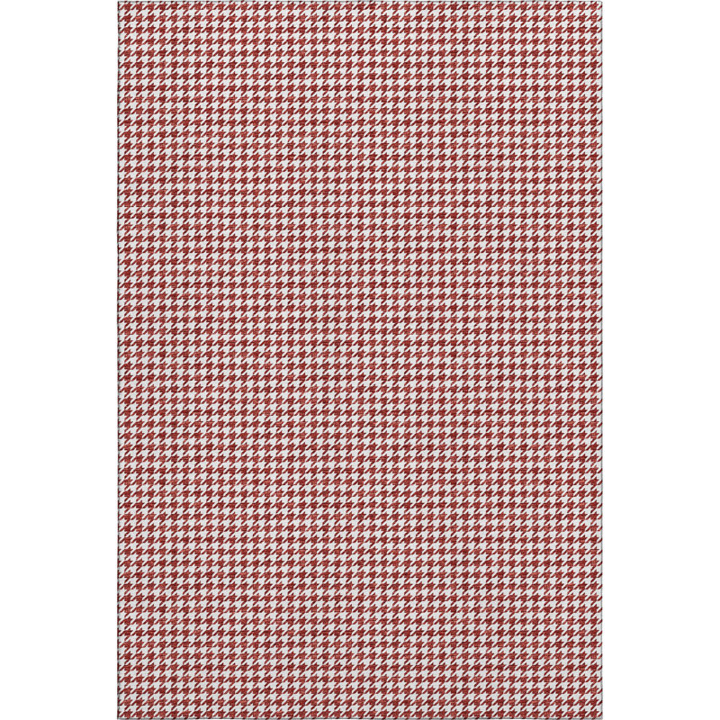 Tapis rouge lavable à la machine de qualité supérieure AMF137, Rectangle de 10 pi x 14 pi