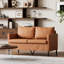 Causeuse moderne en similicuir de 51 po-1857327981