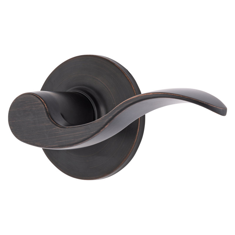Brinks Raleigh Transitional Passage Wave Lever, Tuscan Bronze