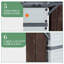 130cm W Plastic Storage Rack