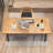 Brown+Black Rectangular Solid Wood+Iron desks-588747701