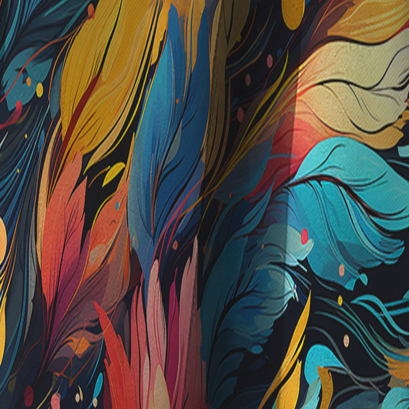 Artistique Boho Blend Motif Boho I - Rideau floral - Rideau occultant floral - 1 panneaux, L 52 po x L 90 po