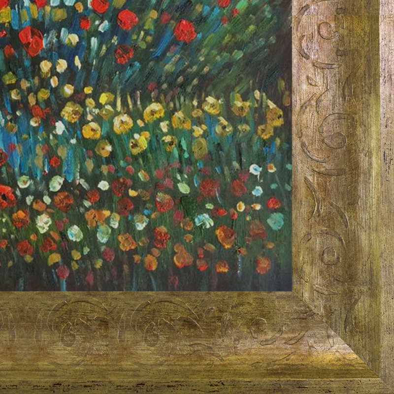 Pommier I, reproduction sur toile, H 31 po x l 27 po x P 2 po, Encadré Sirocco