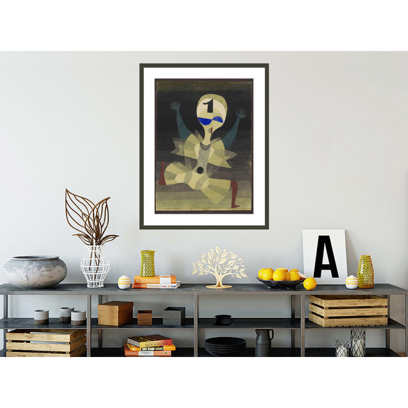 «Runner at the But (Läufer am Ziel)» par Paul Klee, impression giclée encadrée, 41,5 po H x 32,28 po L