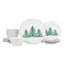 Melamine Lastra Holiday Handmade Melamine Dinnerware - Set of 12