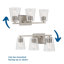 Éclairage pour meuble-lavabo à intensité variable 3 lumières Rozerin-88566795-88566796