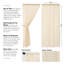 Paire de rideaux transparents avec passe-tringle Beacham-1850921248
